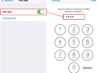togliere pin sim a iphone